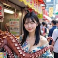 活きがいいタコを仕入れるたこ焼き屋さん 2枚目