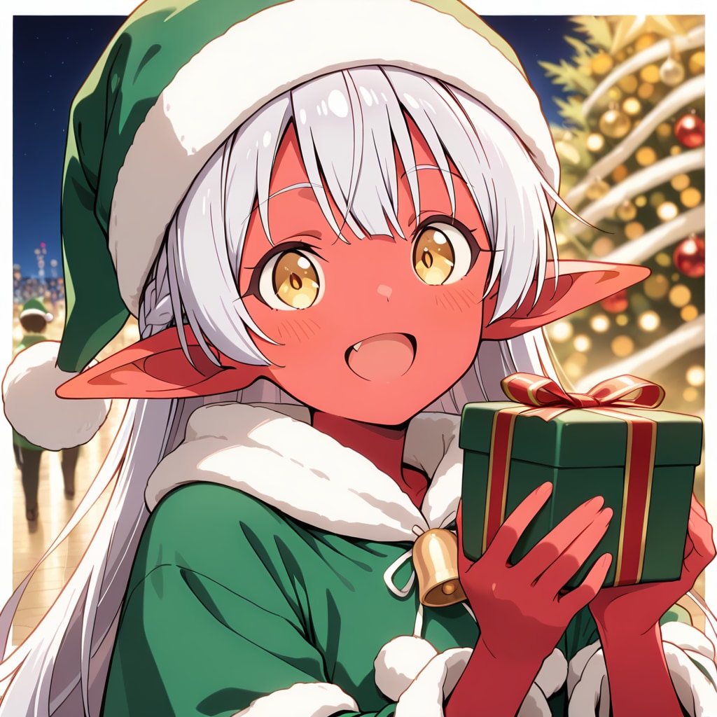 クリスマスカラーは赤・緑・白・金らしい