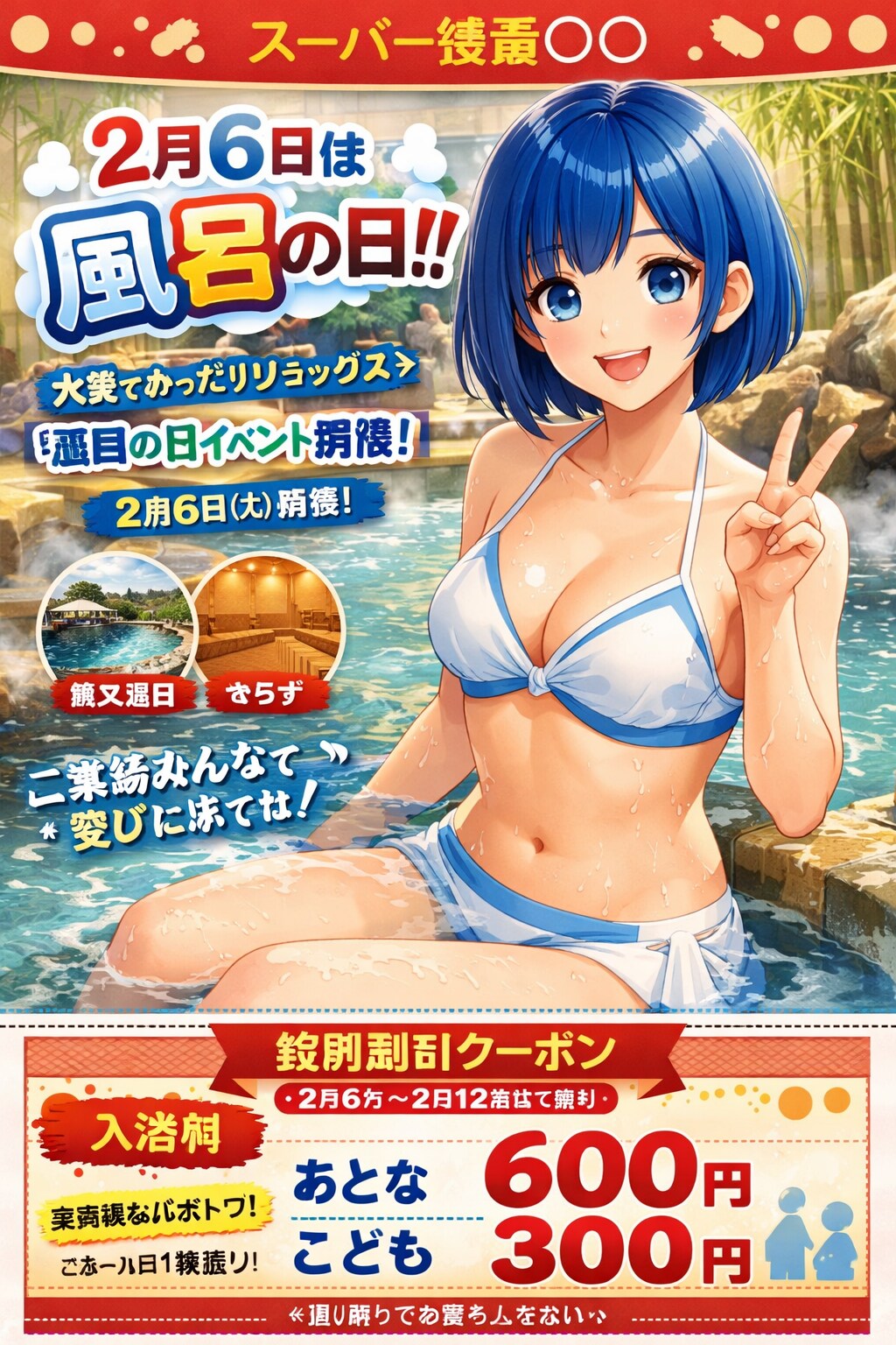 「風呂の日」告知