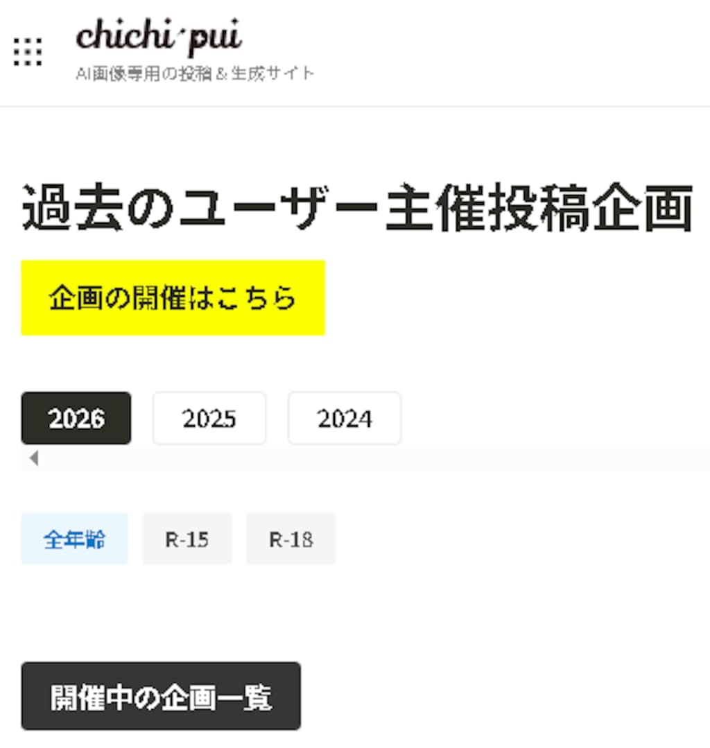 去年以前の企画の見方