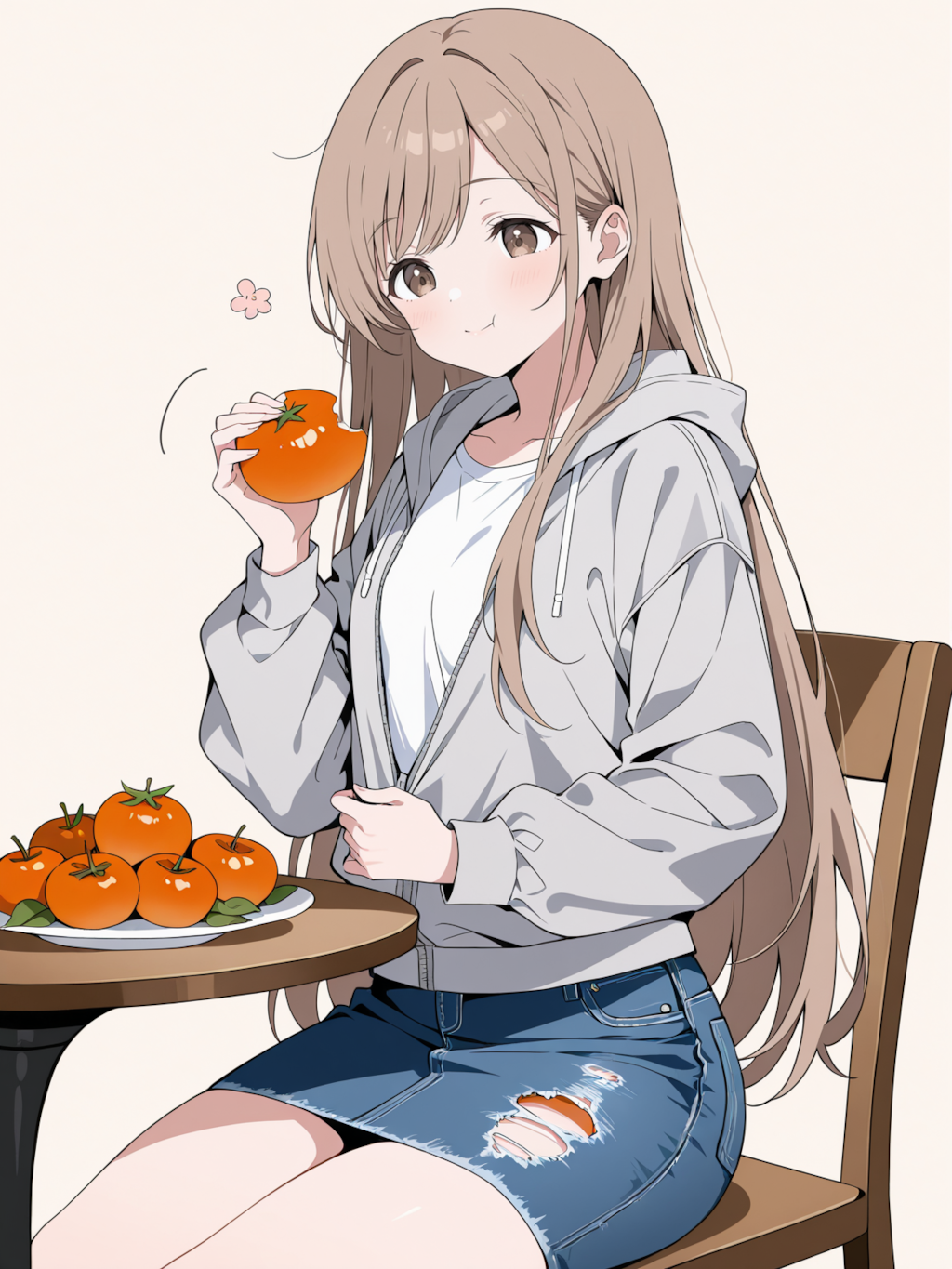 柿、美味しい♡