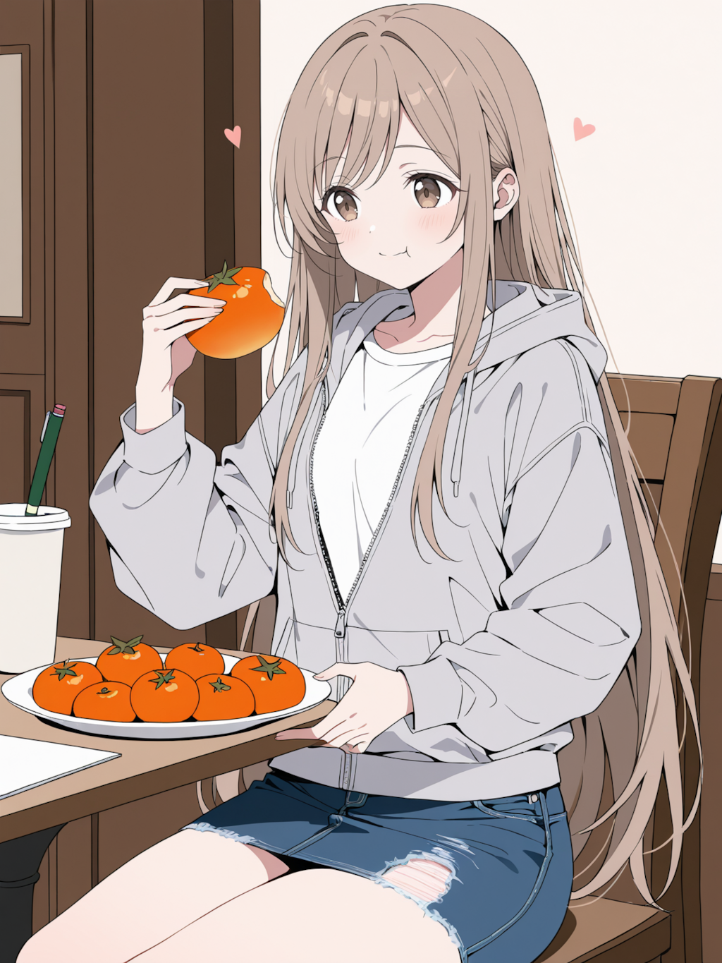 柿、美味しい♡