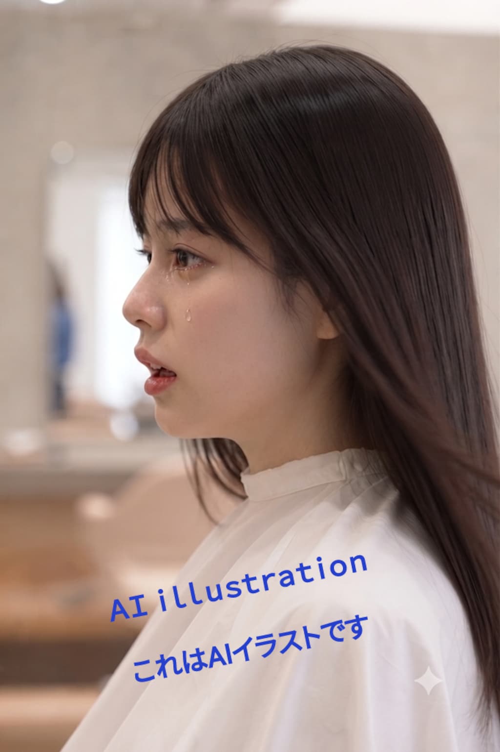 初恋のポニーテール美少女。 もし“初めてのバッサリ”に立ち会えたら。  美容師さんが、彼女の髪を整えていき…  後ろ髪を切られる直前。 怖くて首を振り……髪を少し乱してしまう彼女。