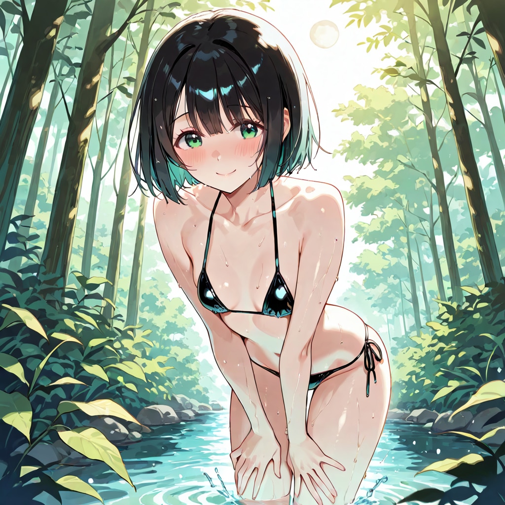 ゆなの森の微笑