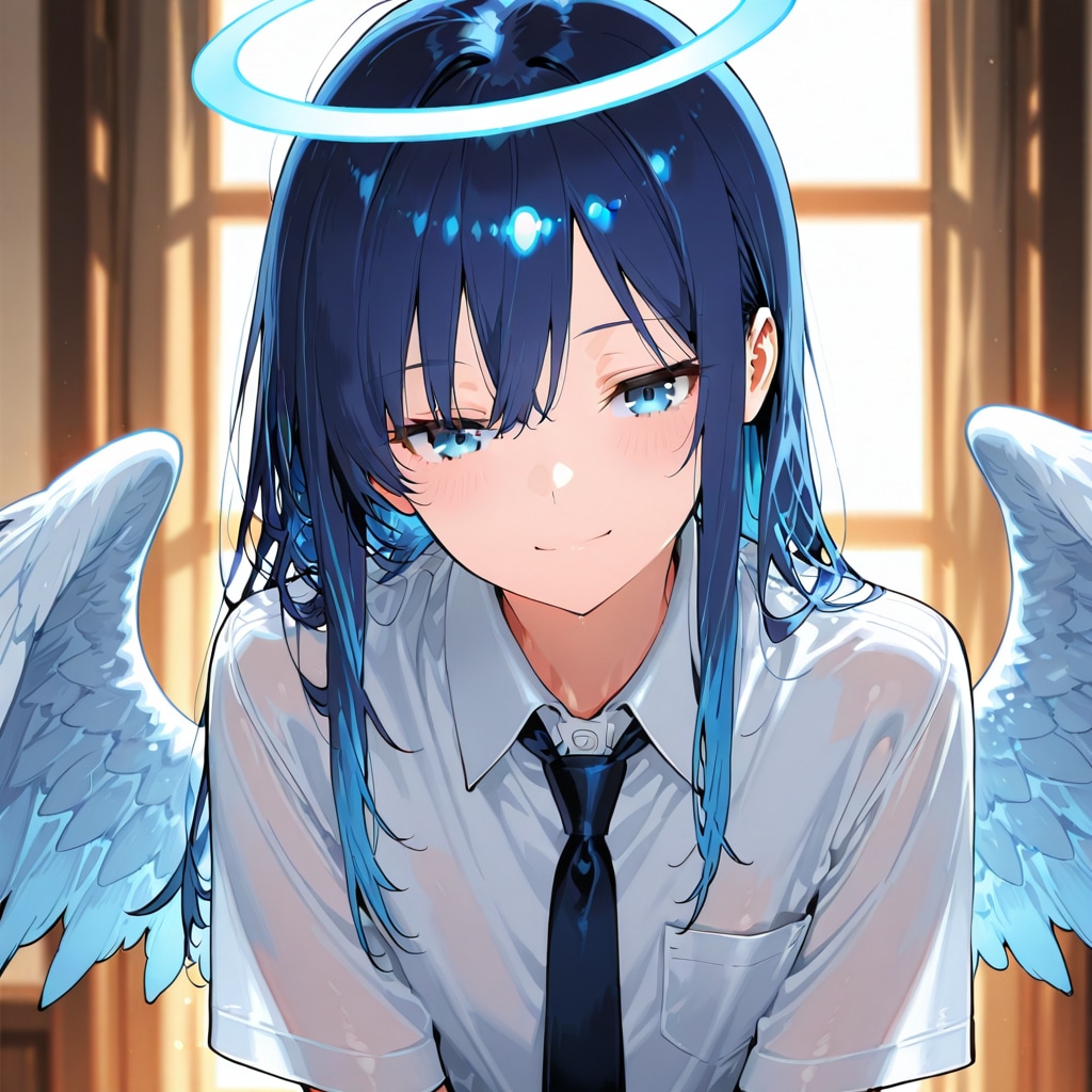 ボーイッシュ天使さんとネクタイ！ | の人気AIイラスト・グラビア