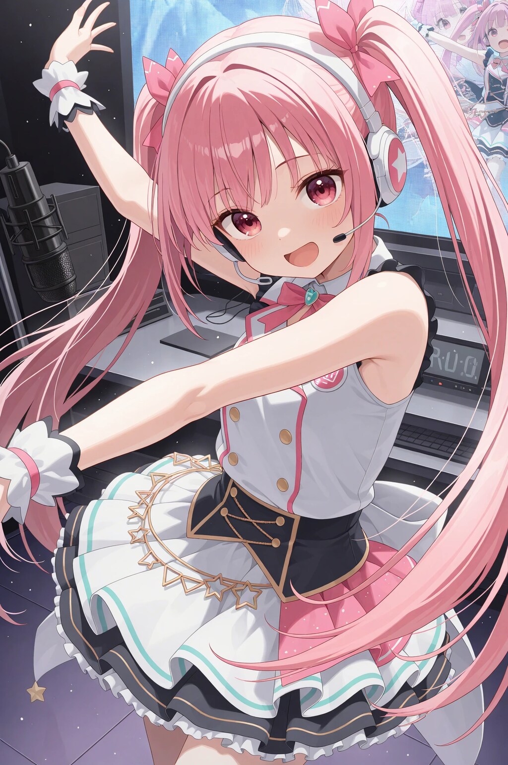 アニメで見る、長～いツインテール