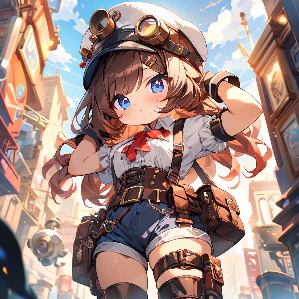 スチームパンクなちびキャラ