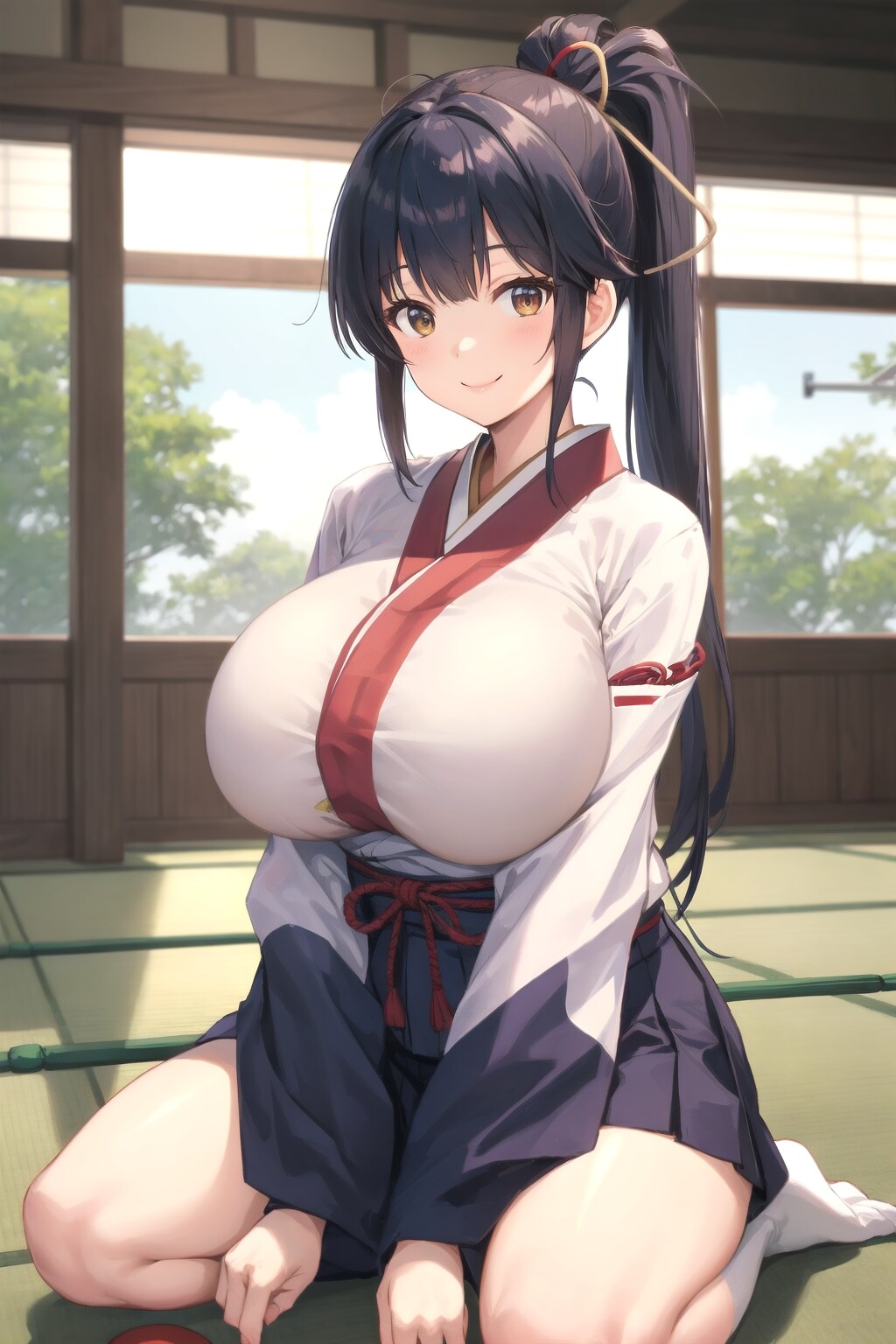 弓道部の女の子の1日