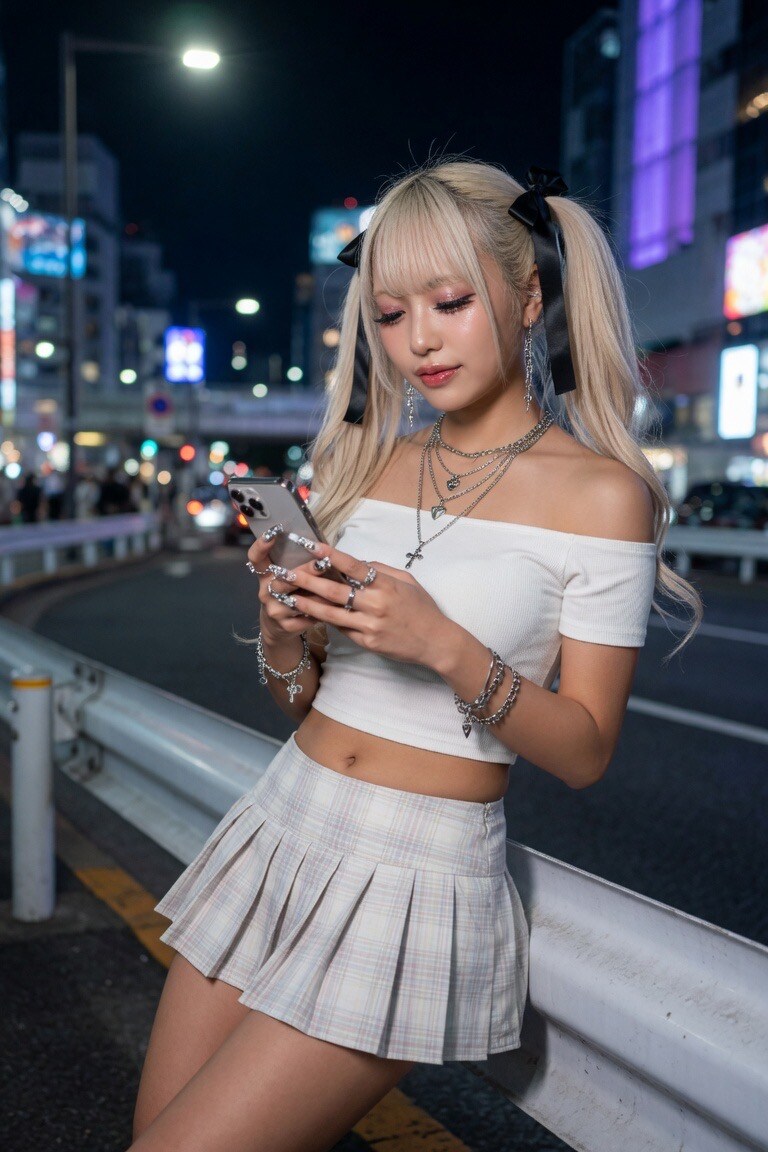 金髪ツインテちゃん