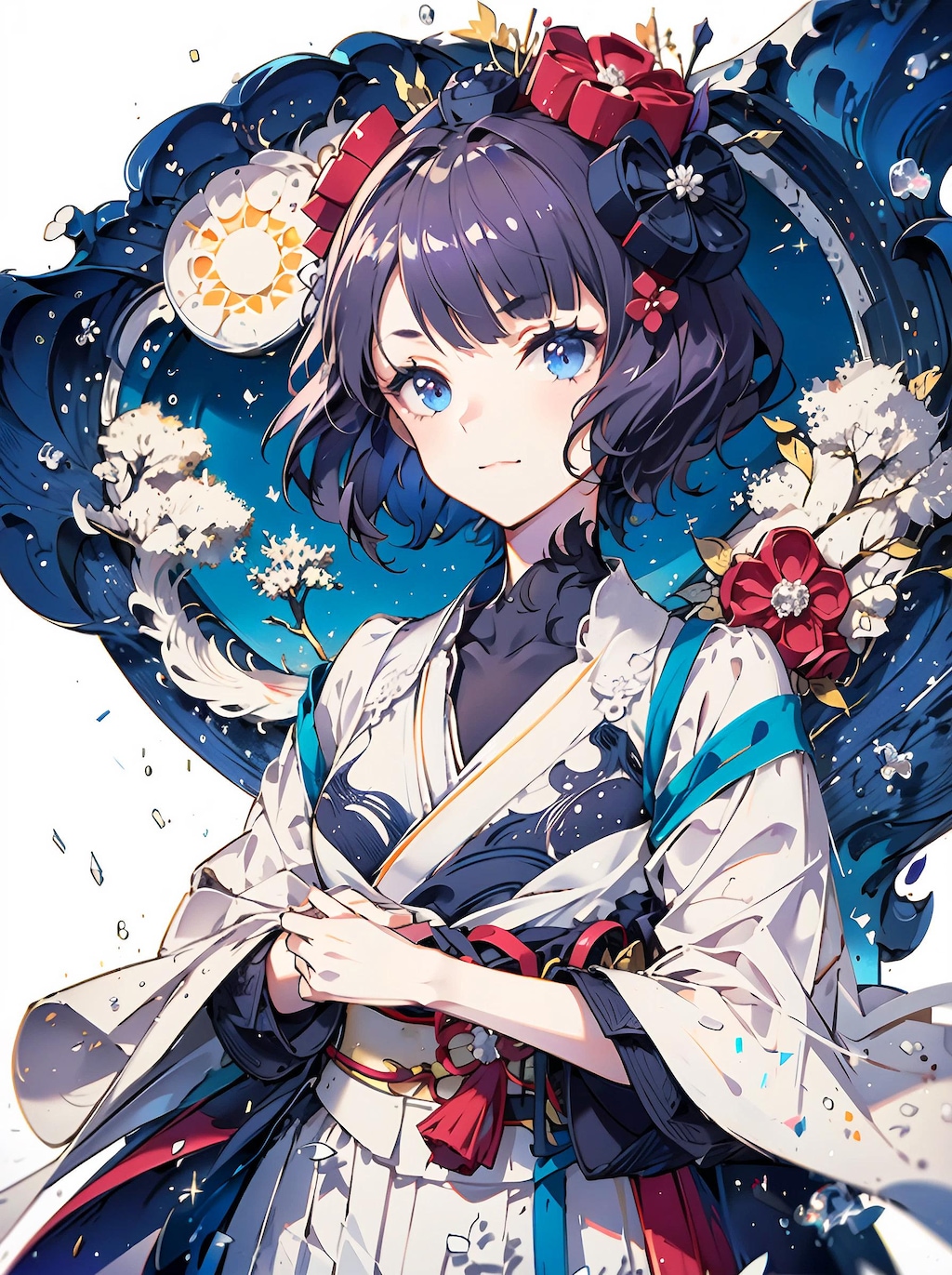 葛飾北齋 切り絵風 FGO