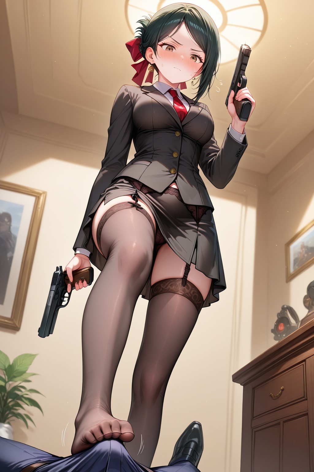 踏みつけシーン
