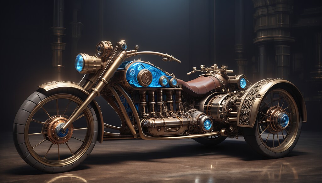 スチームパンクなトライク