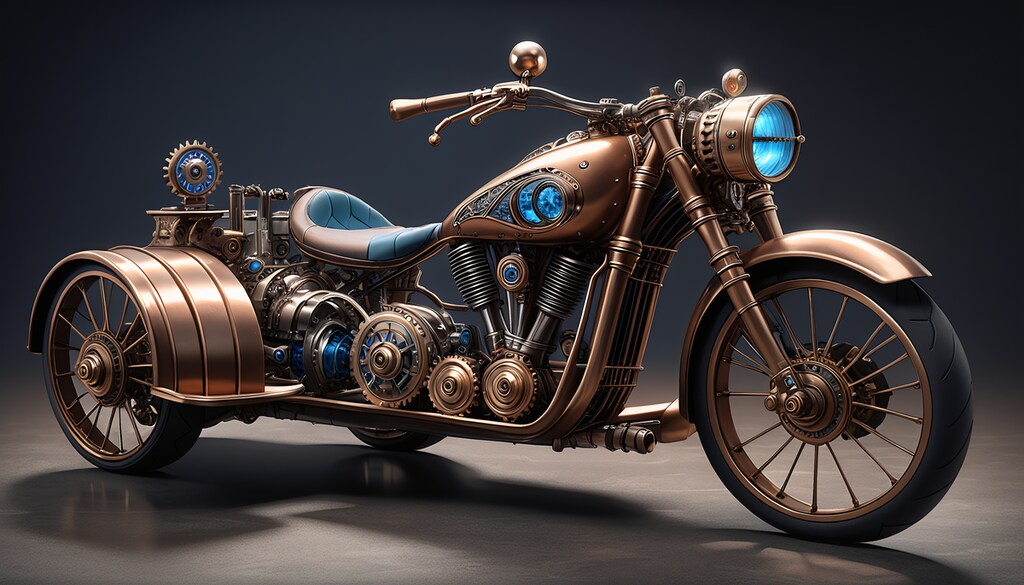 スチームパンクなトライク