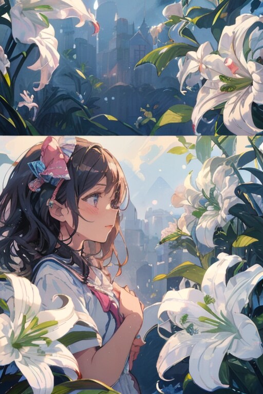 百合 | の人気AIイラスト・グラビア