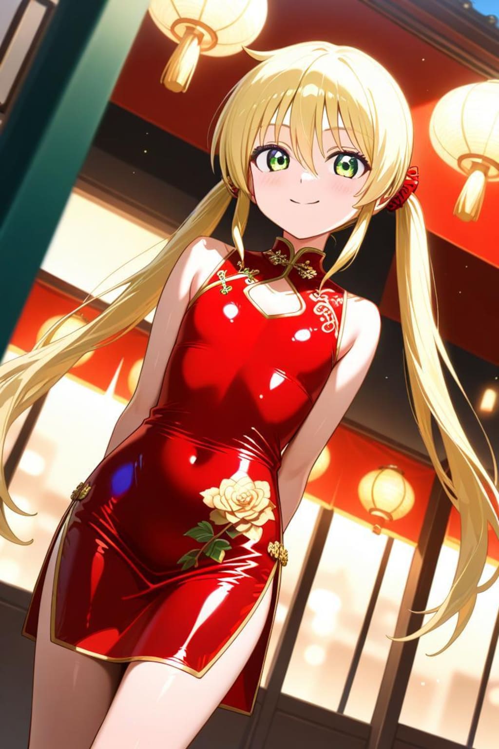 ハヤテのごとく　三千院ナギ　チャイナドレス