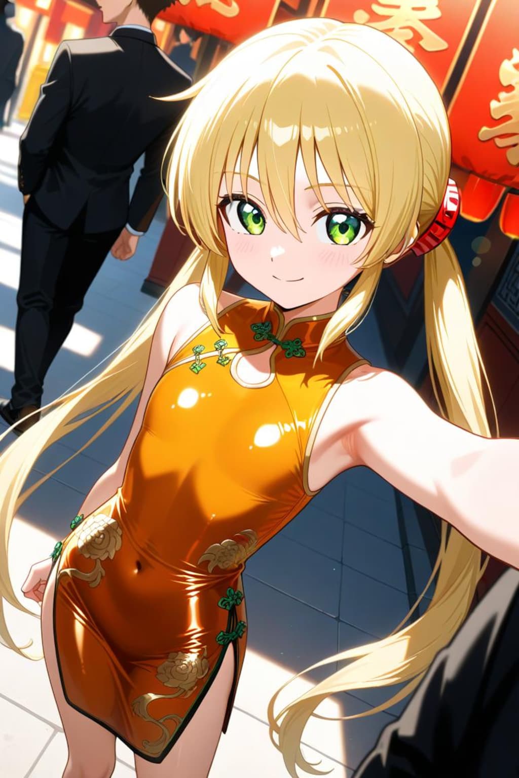 ハヤテのごとく　三千院ナギ　チャイナドレス