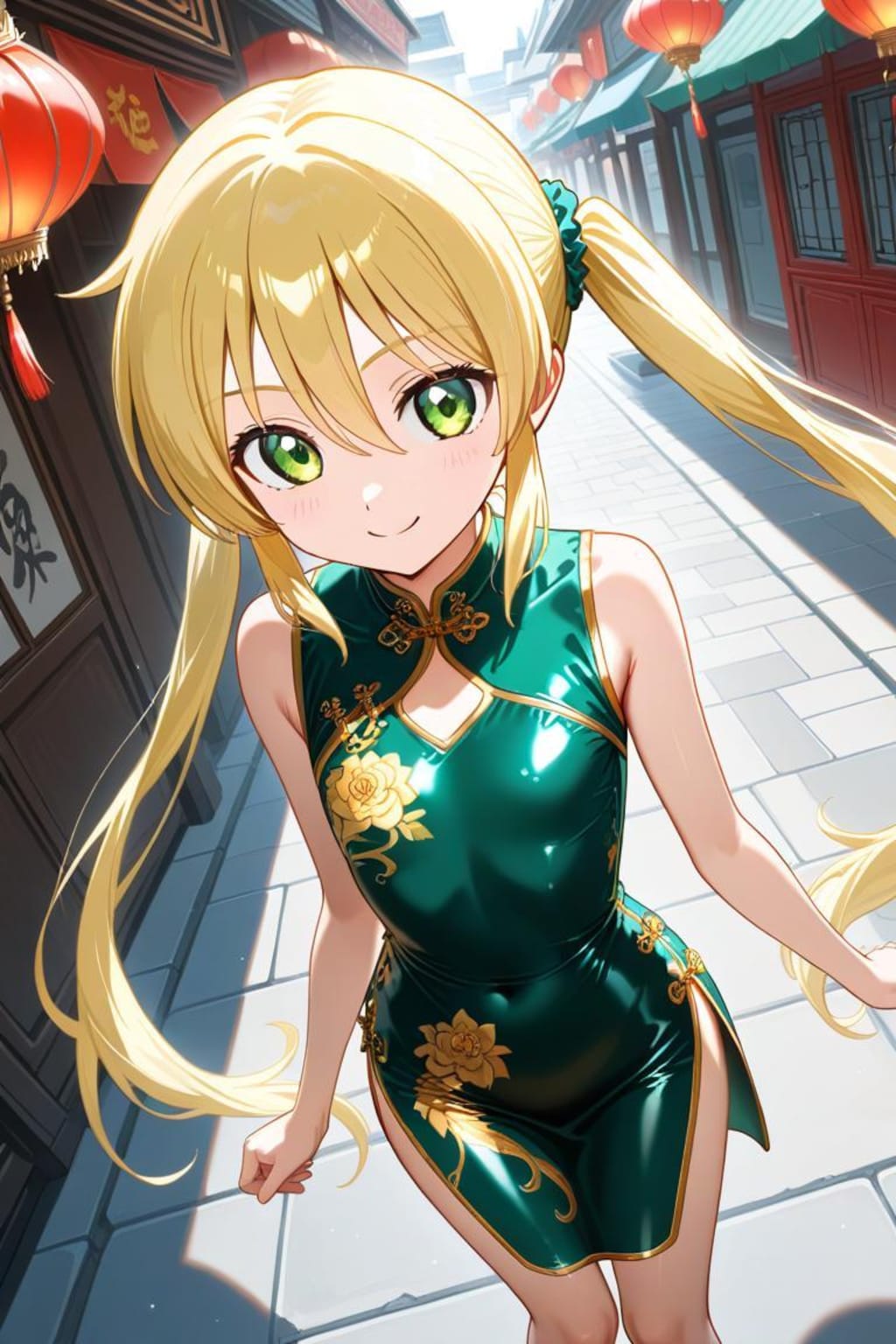 ハヤテのごとく　三千院ナギ　チャイナドレス