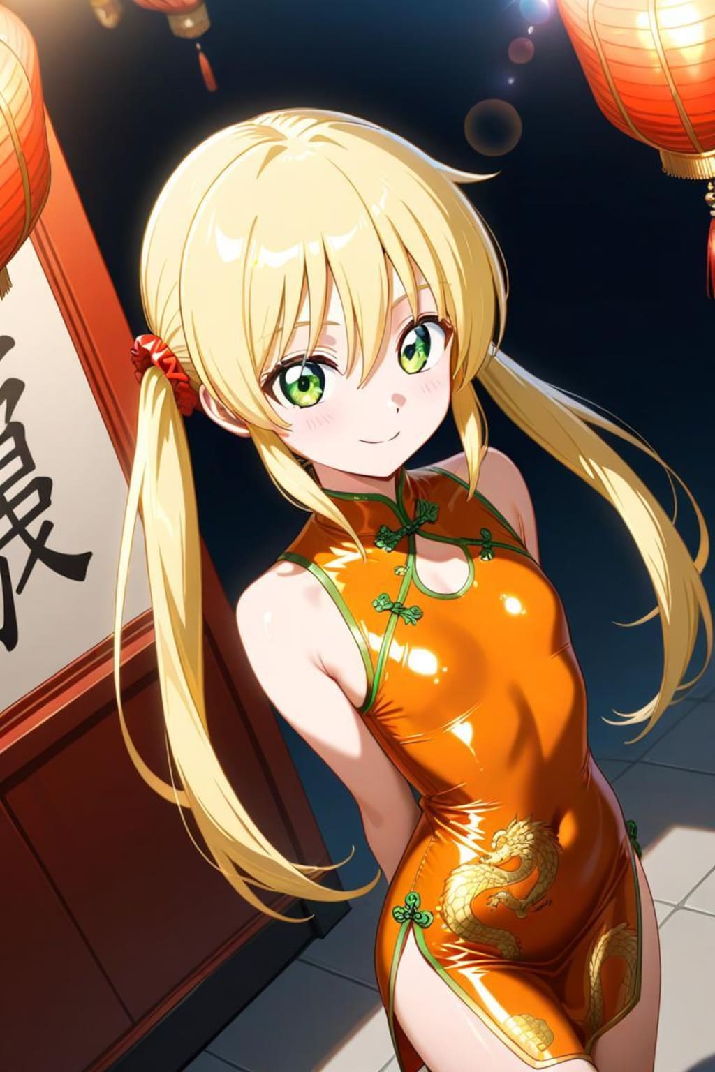 ハヤテのごとく　三千院ナギ　チャイナドレス
