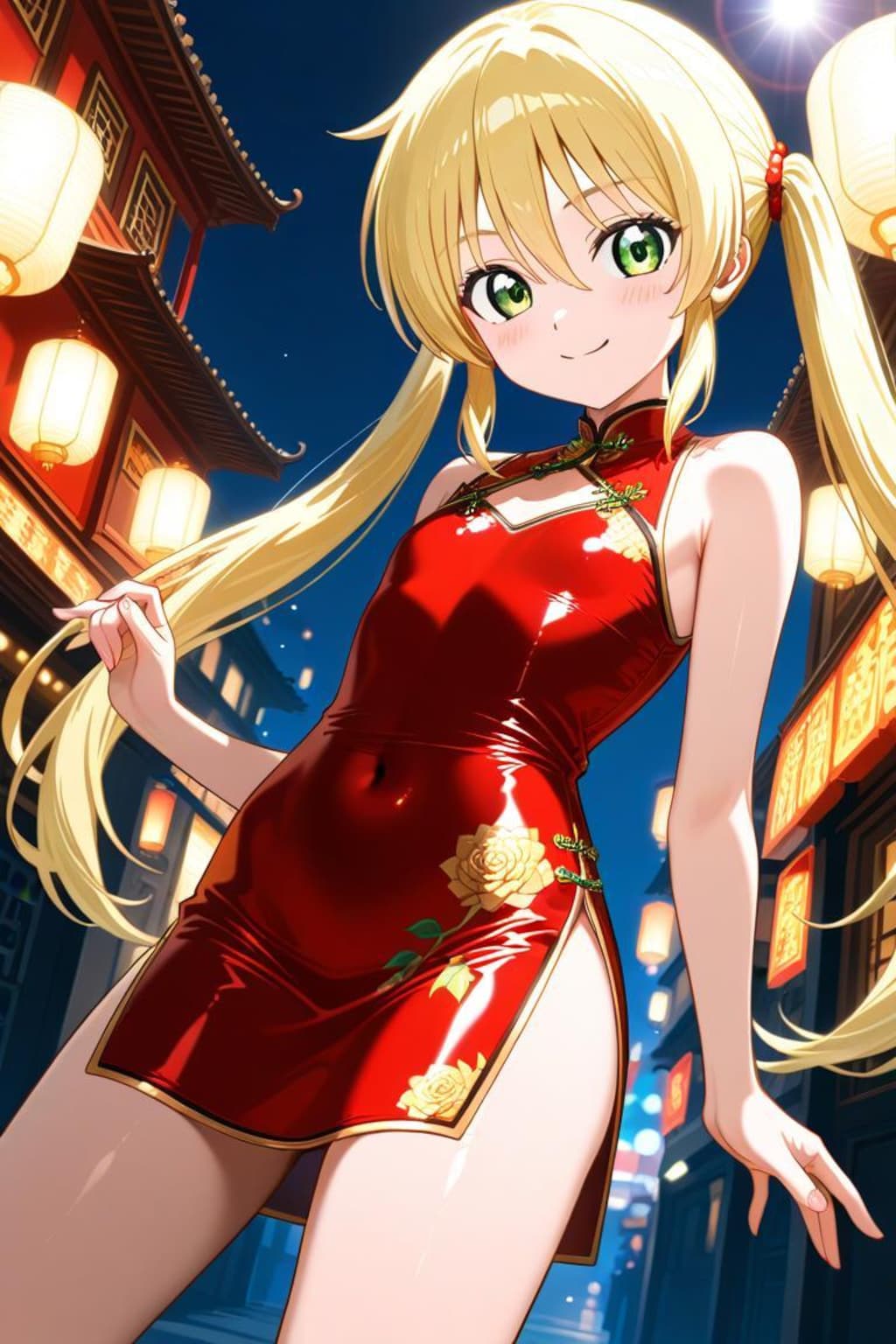 ハヤテのごとく　三千院ナギ　チャイナドレス