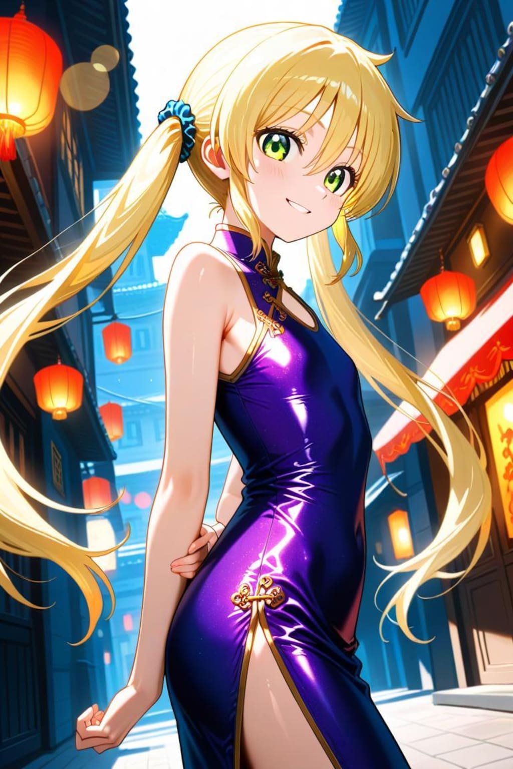 ハヤテのごとく　三千院ナギ　チャイナドレス