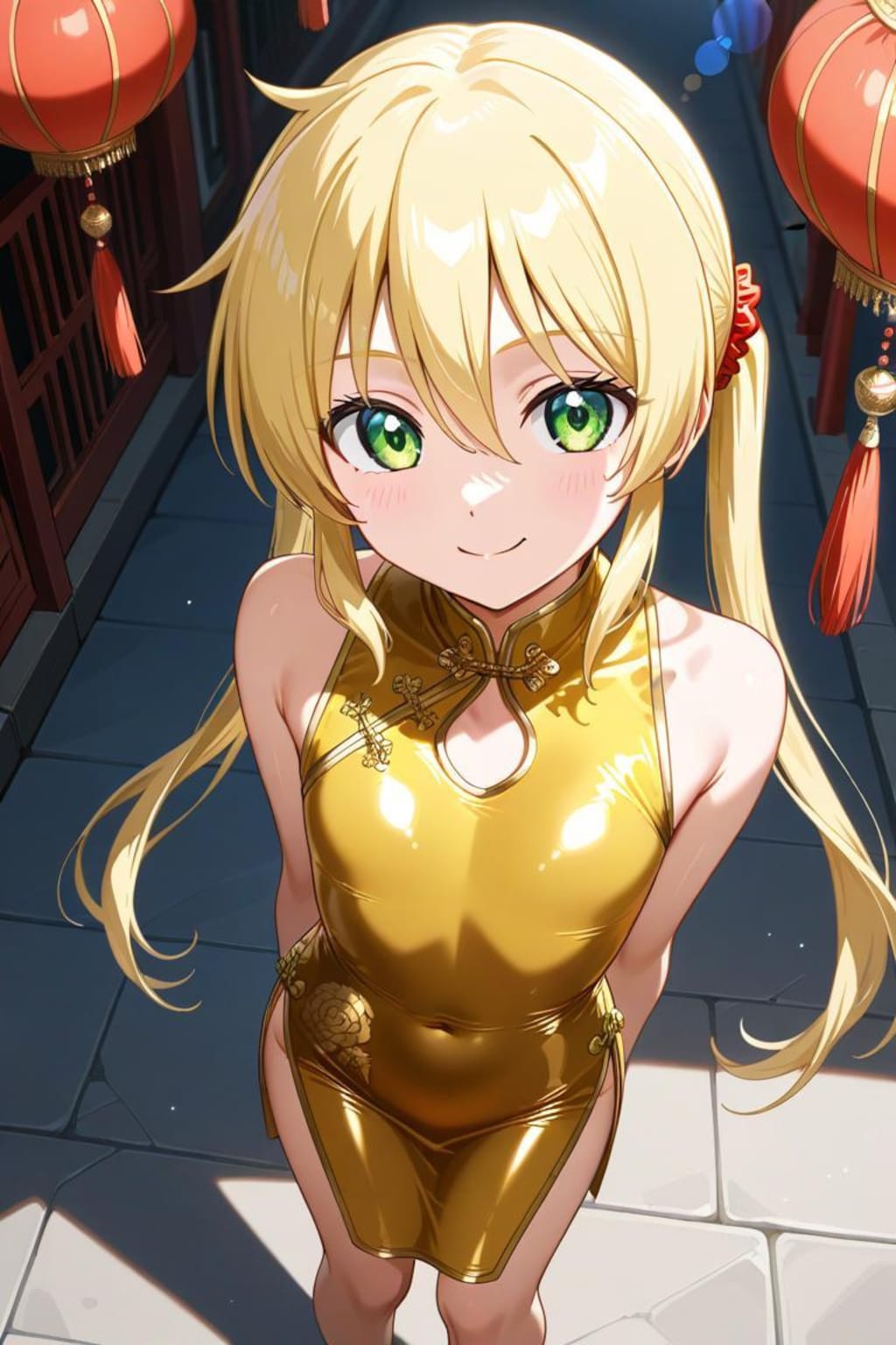 ハヤテのごとく　三千院ナギ　チャイナドレス