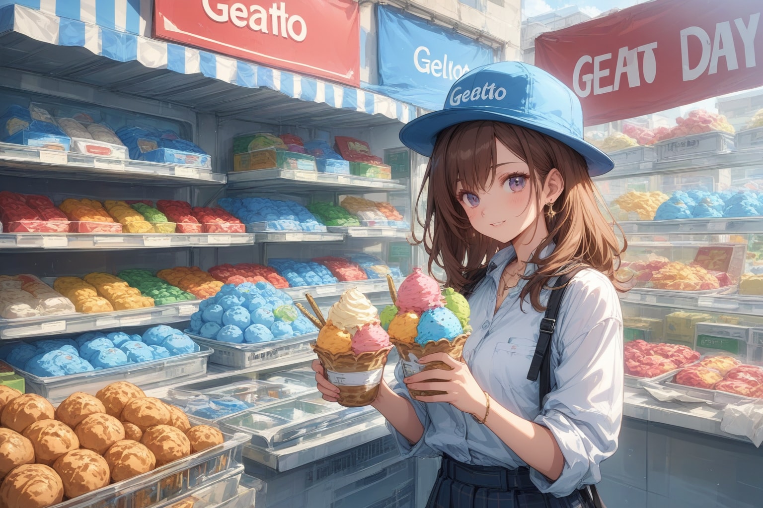 No.540 ジェラートの日 | の人気AIイラスト・グラビア