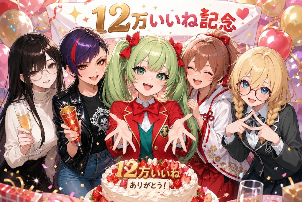 １２００００いいね、ありがとうございます🙇
