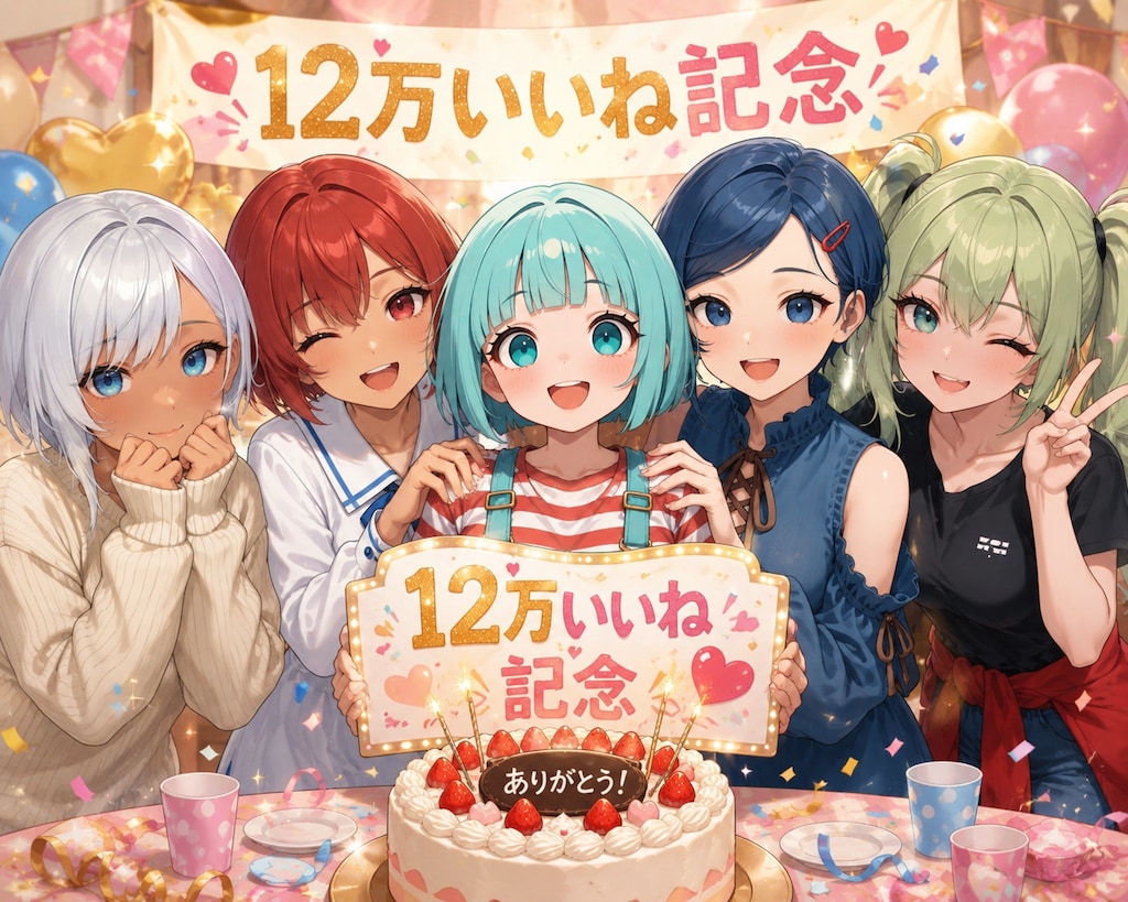 １２００００いいね、ありがとうございます🙇