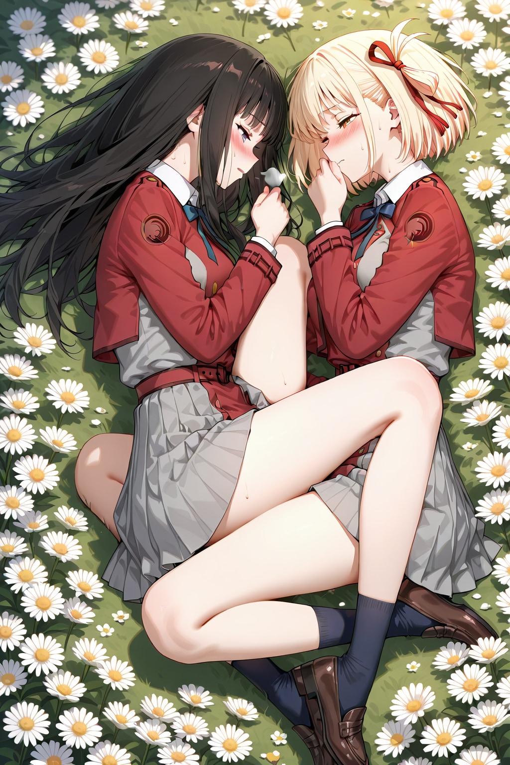 花園の二人627