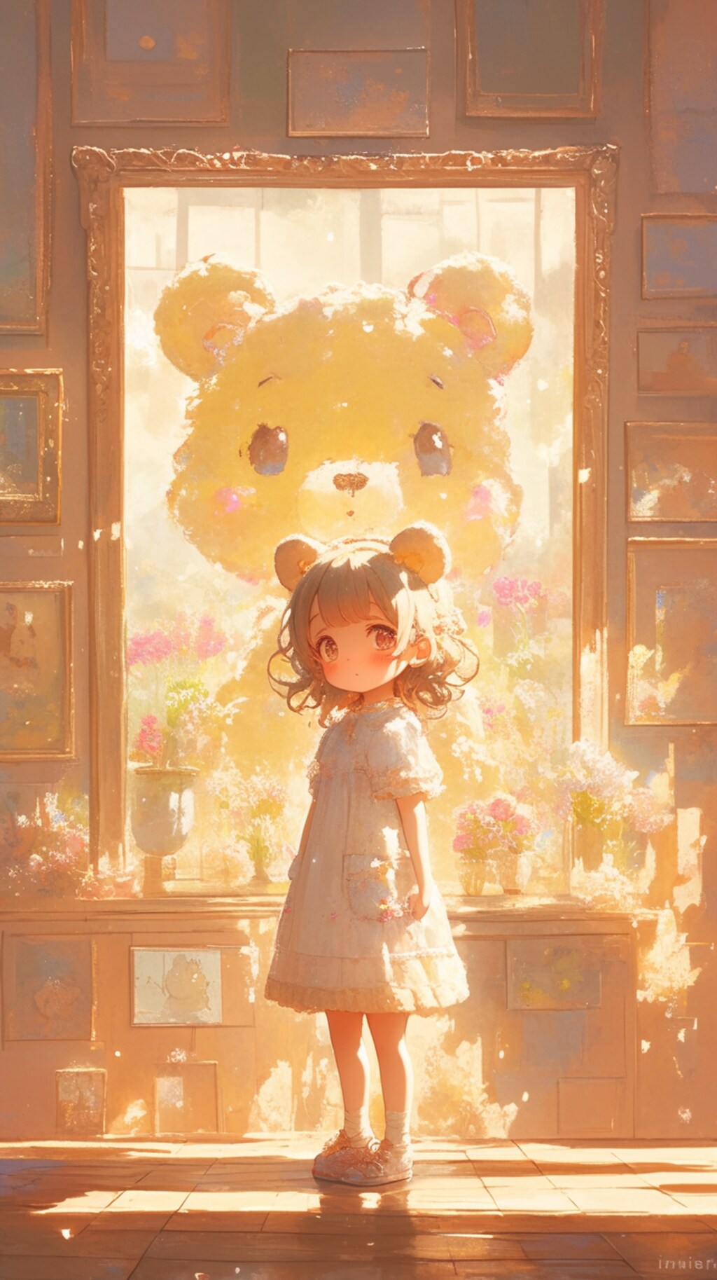 くま娘と絵画🖼️②🐾