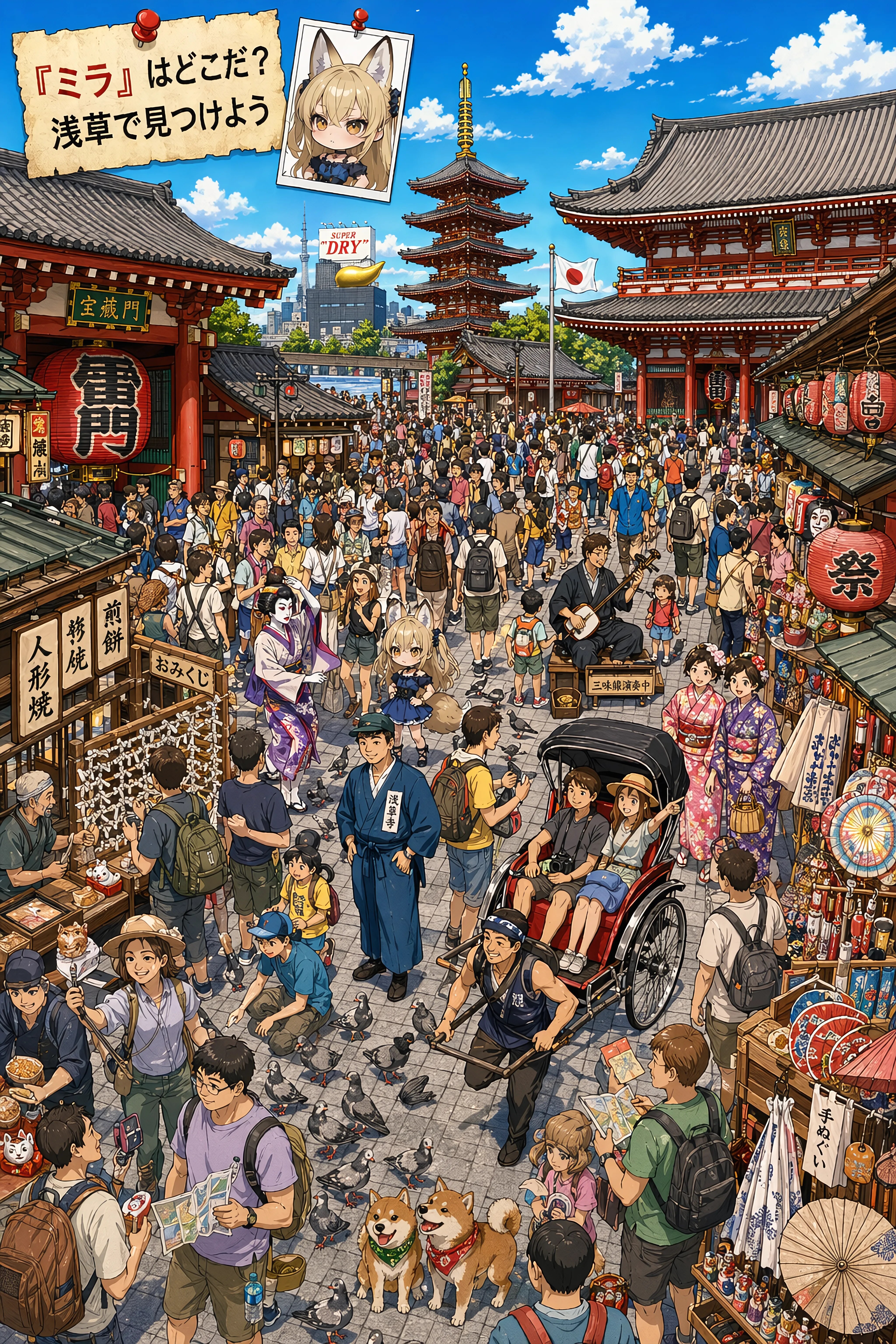 Where is Mira? — Asakusa Edition