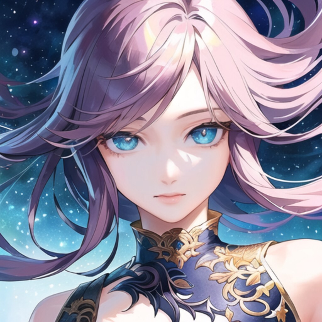 ピンク髪の戦士