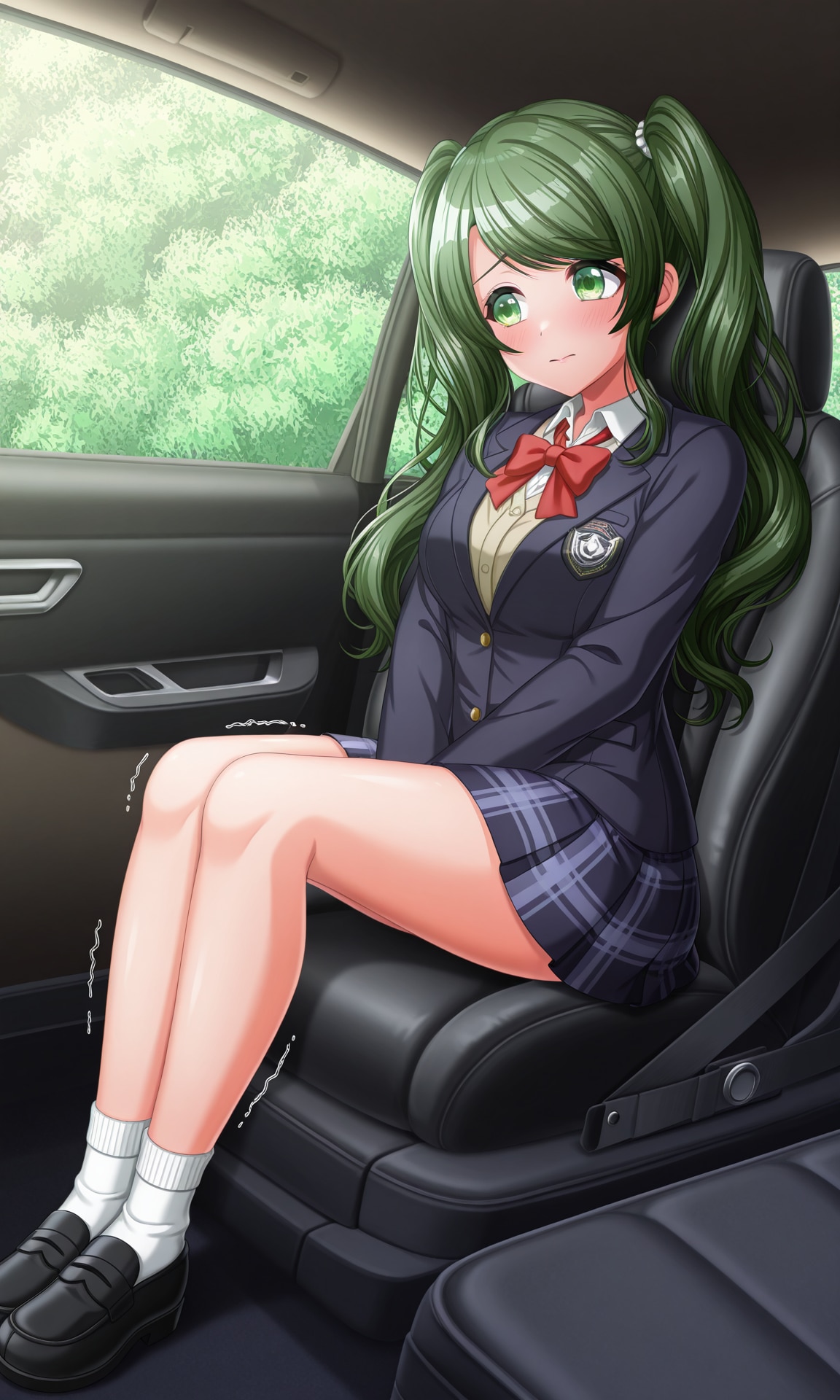 車の中で