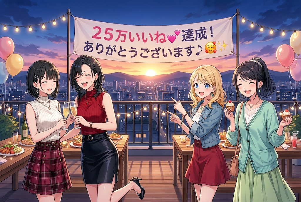 25万いいね💓達成ありがとうございます♪☺️✨