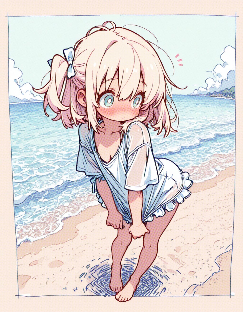 海にいた子
