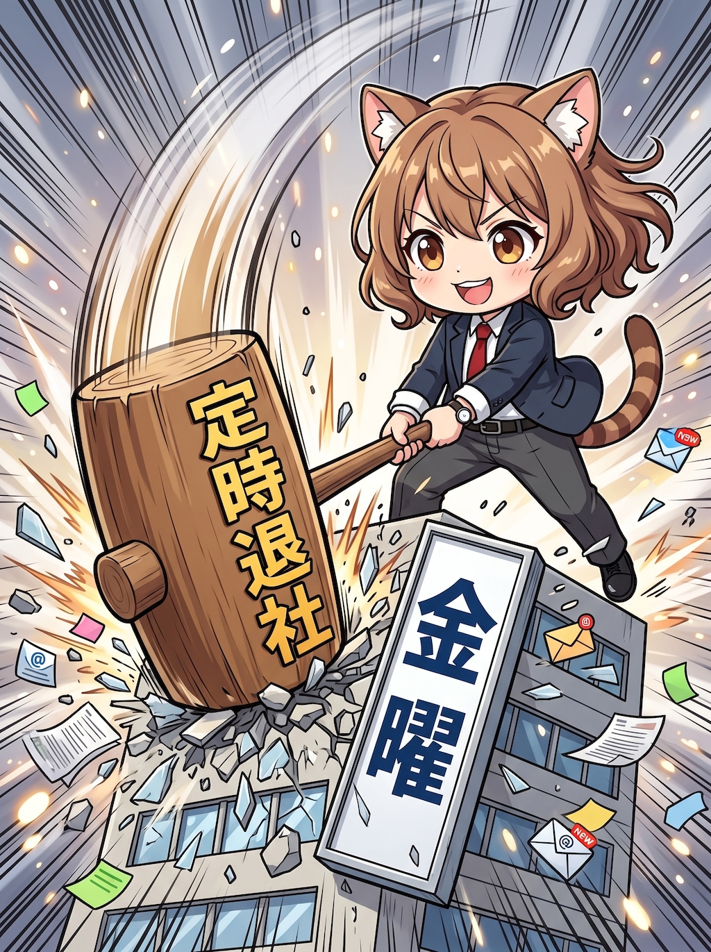 "定時退社"を叩きつけろ！