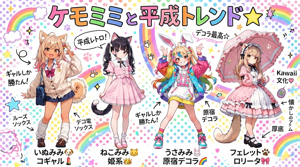 ケモミミと平成トレンド
