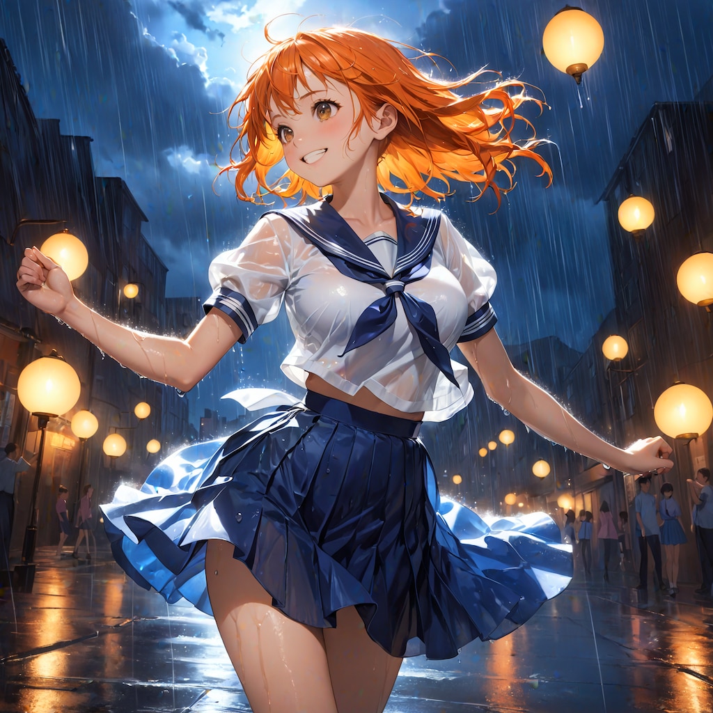 夏の通り雨(12枚)