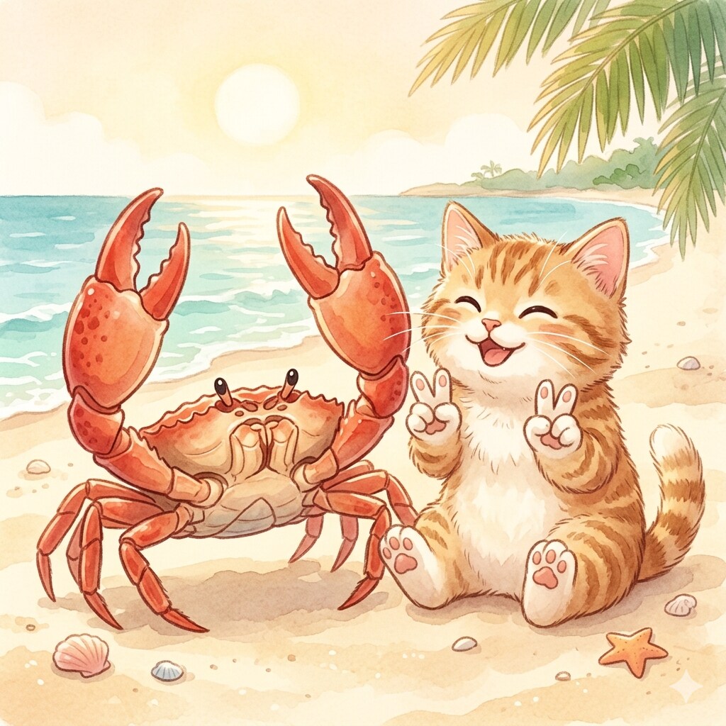 ダブルピースといえば🦀