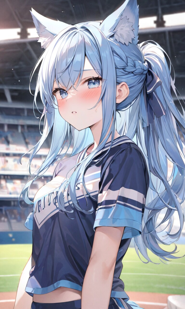 チアガール狼耳 | の人気AIイラスト・グラビア