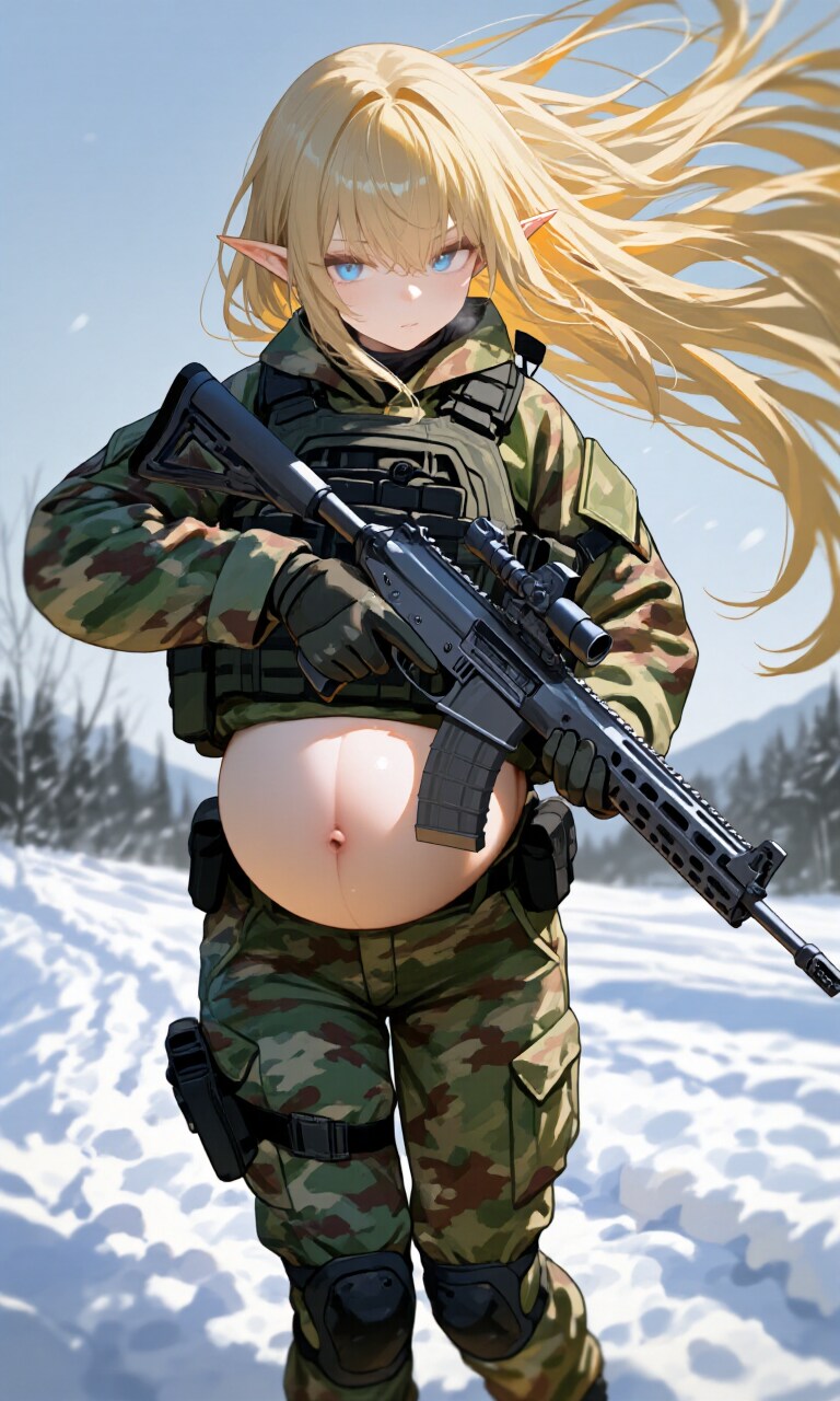 異世界ミリタリー妊婦シリーズその１０１ | の人気AIイラスト・グラビア