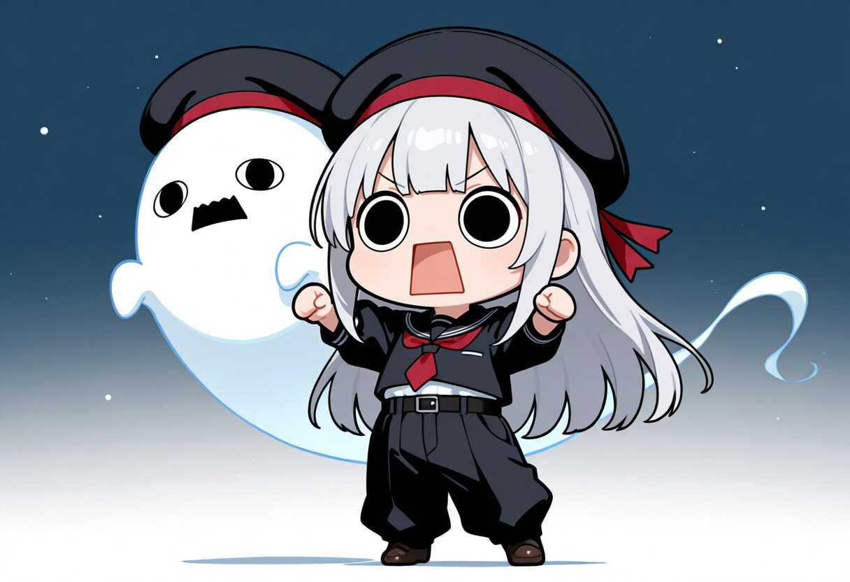お化けの日にどないやお化けさんとえらいこっちゃ嬢