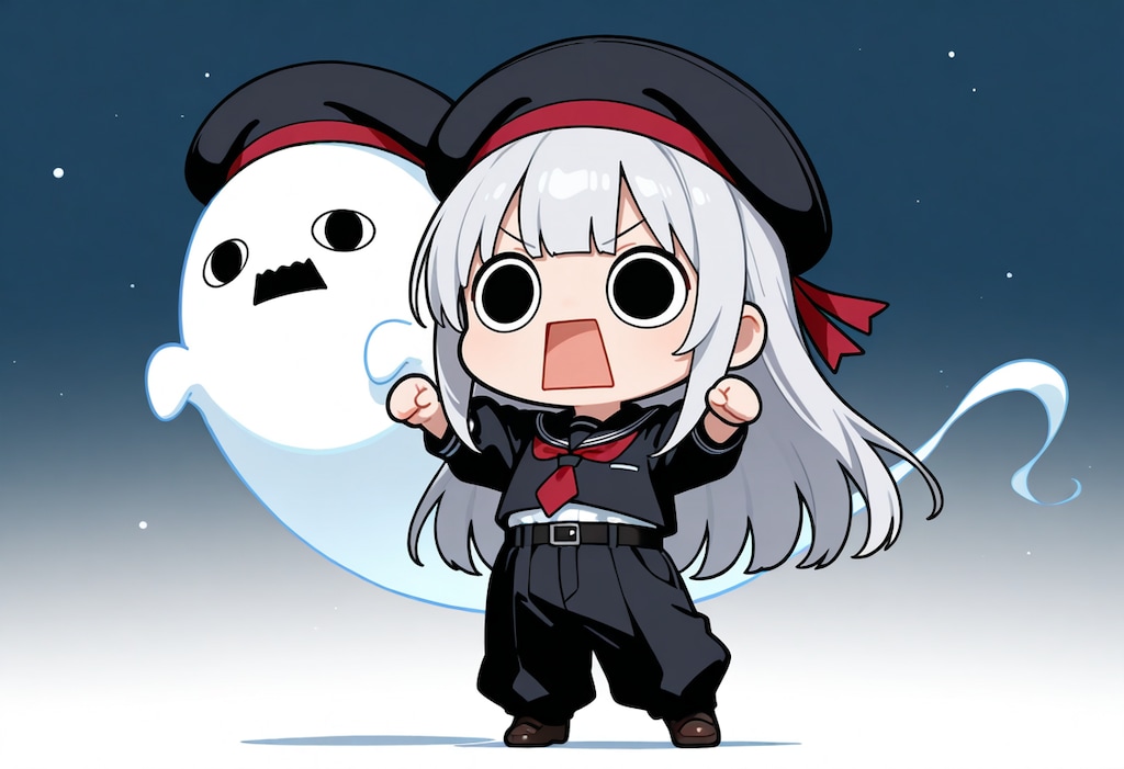 お化けの日にどないやお化けさんとえらいこっちゃ嬢