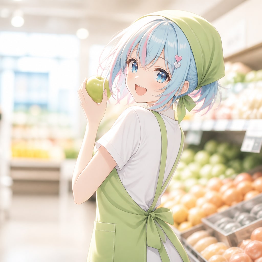 生鮮食品売り場（１）3時のアイドル　GPTimages2.0