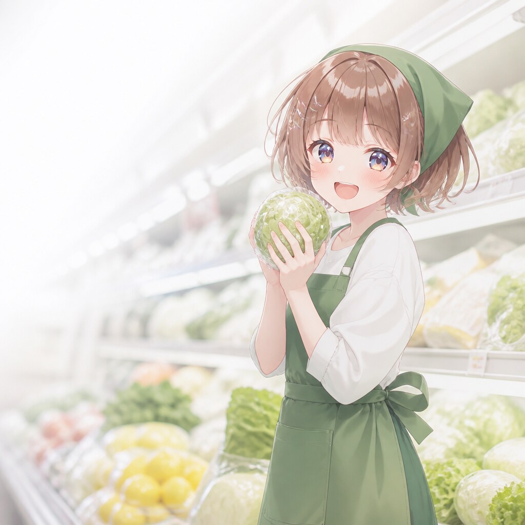 生鮮食品売り場（１）3時のアイドル　GPTimages2.0