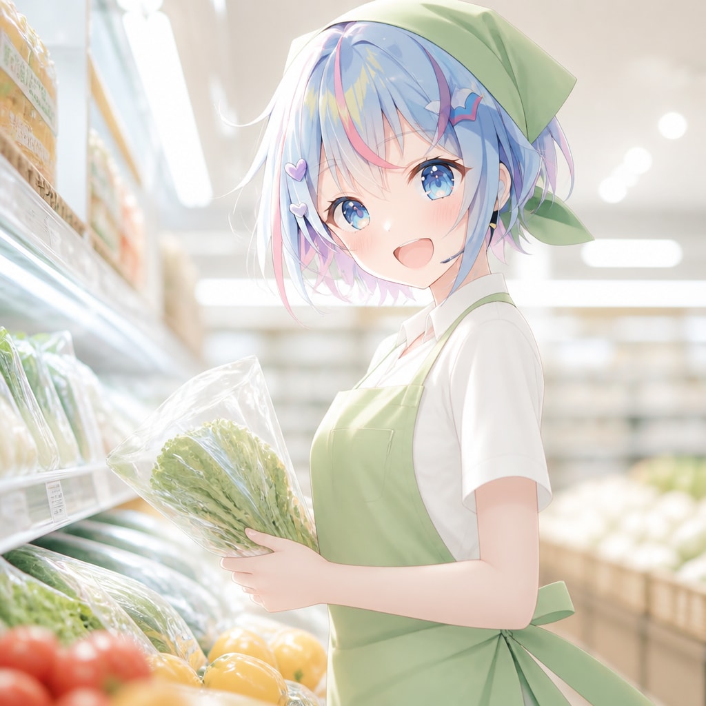 生鮮食品売り場（１）3時のアイドル　GPTimages2.0