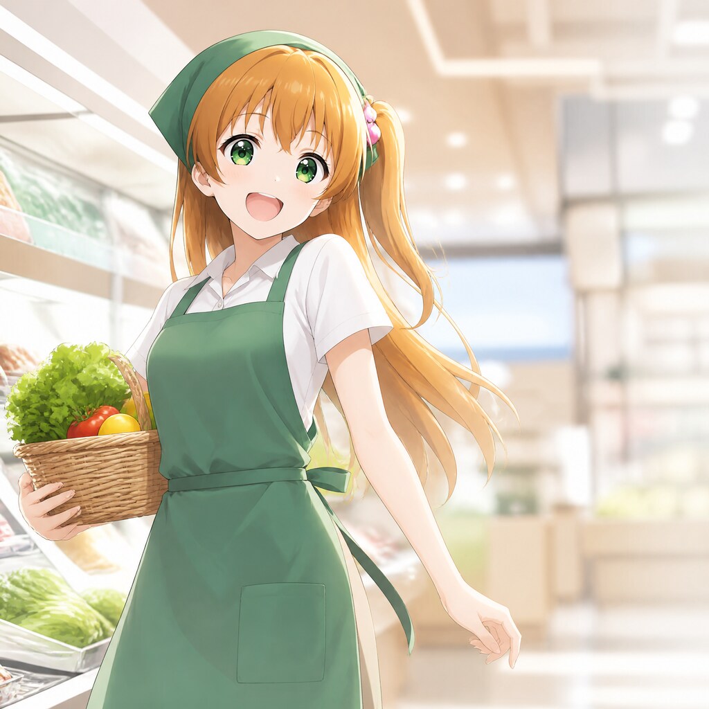 生鮮食品売り場（１）3時のアイドル　GPTimages2.0