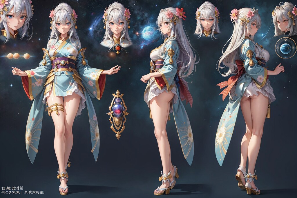 宇宙船「和風号」の船内のキャラ設定案（偽）