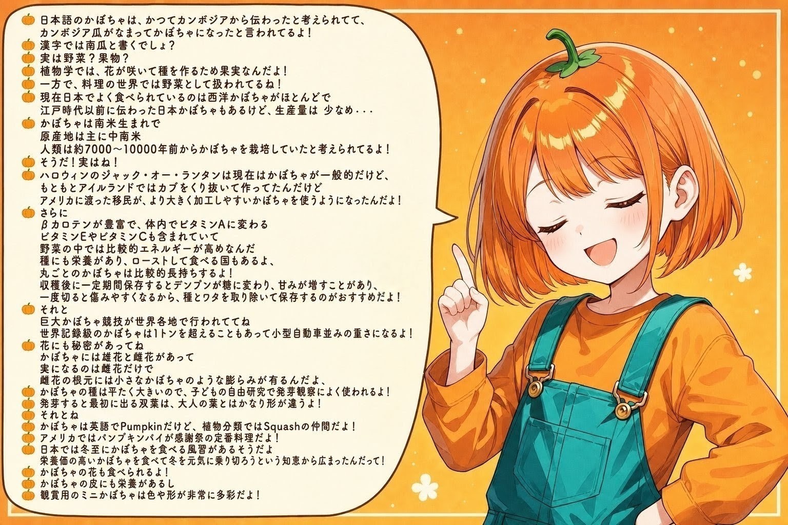 カボチャ愛を語り出したら止まらない🎃