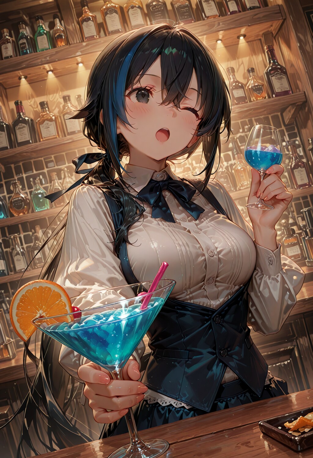 人気バーメイドは今日も大忙し